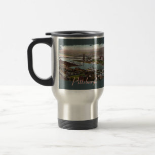 Vintage Pittsburgh 1800s Reisebecher