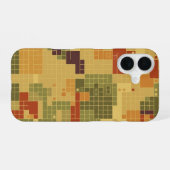 Vintage-Pixel-Raster iPhone 16 Hülle (Rückseite (Horizontal))
