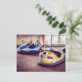 Vintage Pkw-Karte - Instagramiert Postkarte (Stehend Vorderseite)