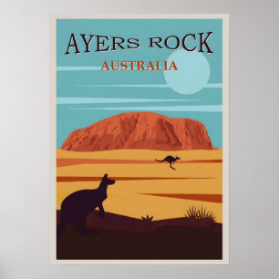 Vintage Plakat Australien