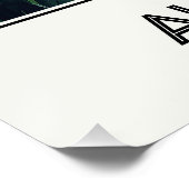 Vintage-Plakat Auvergne, Grüntal und Som Poster (Ecke)