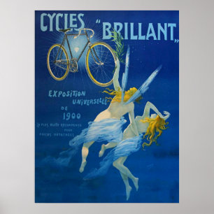 Vintage Plakat Cycles Brillant Henry Gray C 1900