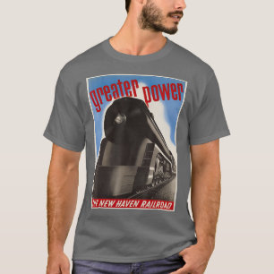 Vintage Plakat Neue Eisenbahnlinie Locarno T-Shirt