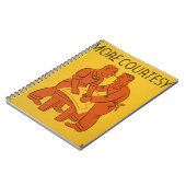 Vintage Plakatkunst mehr Höflichkeit Notizblock (Linke Seite)