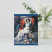 Vintage Plakatschauspielerin Postkarte (Stehend Vorderseite)