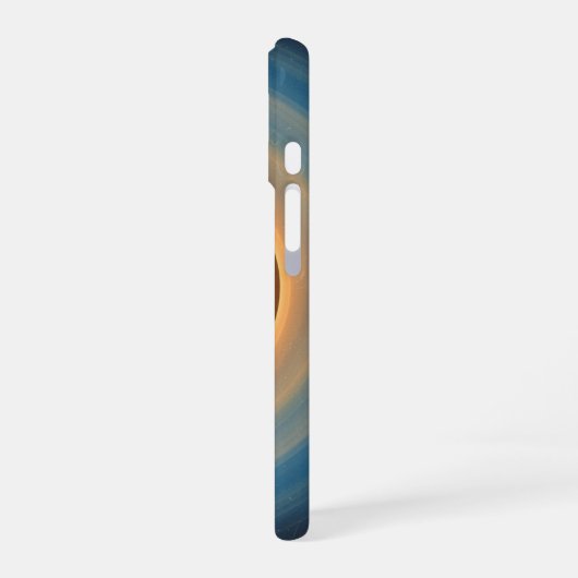 Vintage Planetary Reflection iPhone 16 Hülle (Linke Seite)