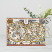 Vintage Planisphere Star Karte von Nicholas de Fer (Stehend Vorderseite)