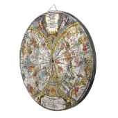 Vintage Planisphere Star Karte von Nicholas de Fer Dartscheibe (Vorderseite rechts)