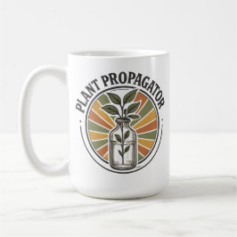 Vintage Plant Propagator Badge Kaffeetasse