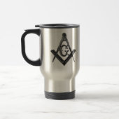 Vintage Platz- und Compass-Tasse Reisebecher (Links)