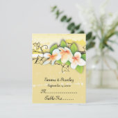 Vintage Platzkarte (Stehend Vorderseite)