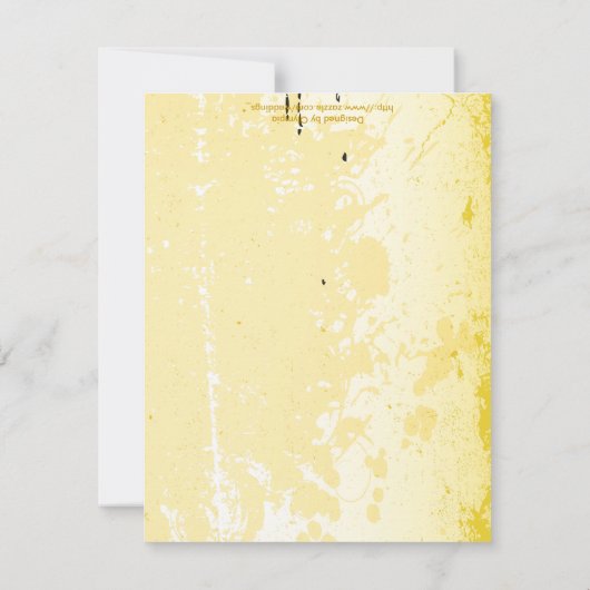 Vintage Platzkarte (Rückseite)