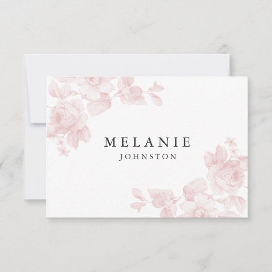 Vintage Platzkarte (Vorderseite)