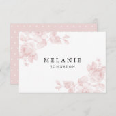 Vintage Platzkarte (Vorne/Hinten)