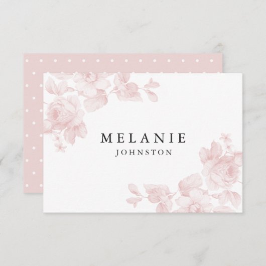 Vintage Platzkarte (Vorne/Hinten)