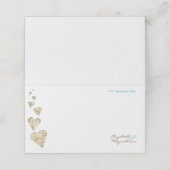 Vintage Platzkarte für Kartenschwerpunkte oder Esc (Außenseite Aufgefaltet)