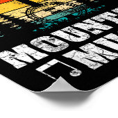 Vintage Play Me Some Mountain Music Mandolin  Poster (Ecke)