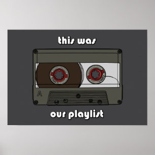 Vintage Playliste Poster