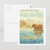 Vintage PLM Bahnstation D'Annecy Postkarte (Vorne/Hinten)