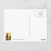 Vintage Plough Girl Postkarte (Rückseite)