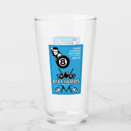 Vintage Pocket Billards Glas