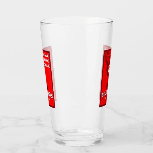 Vintage Pocket Billards Glas (Links)