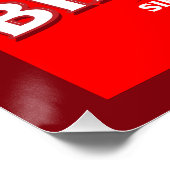 Vintage Pocket Billards Poster (Ecke)