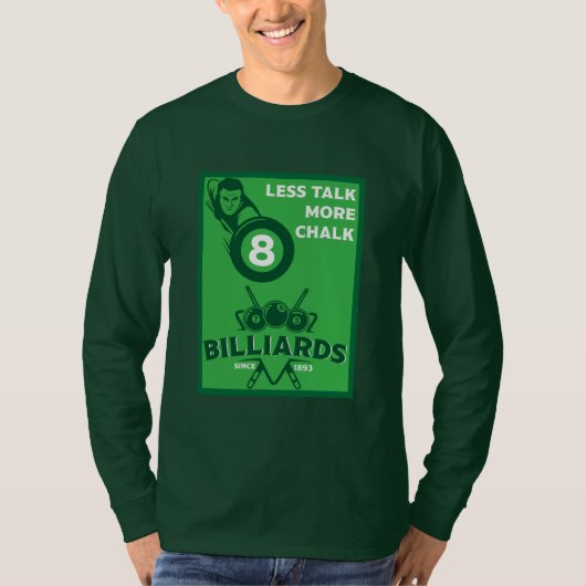 Vintage Pocket Billards T-Shirt (Vorderseite)