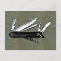 Vintage Pocket Knife Art