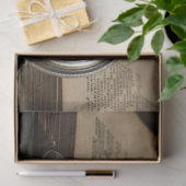 Vintage Pocket Watch Book 20x30 Seidenpapier (Geschenk)