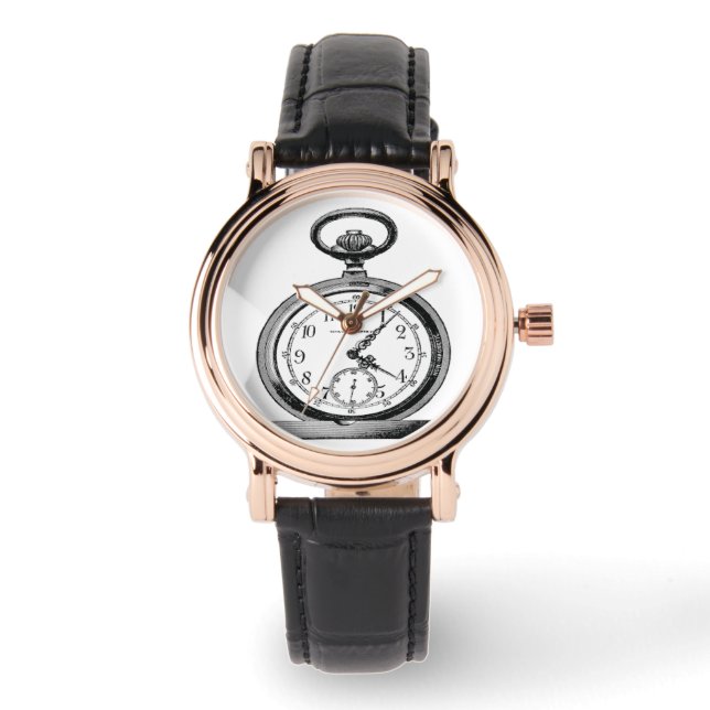 Vintage Pocket Watch Cool Fab Armbanduhr (Vorderseite)