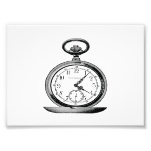 Vintage Pocket Watch Cool Fab Fotodruck