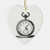 Vintage Pocket Watch Cool Fab Keramik Ornament (Rechts)