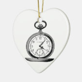Vintage Pocket Watch Cool Fab Keramik Ornament (Links)