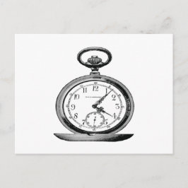 Vintage Pocket Watch Cool Fab Postkarte