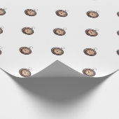 Vintage Pocket Watch Geschenkpapier (Ecke)