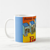Vintage Pocono Mountains Kaffeetasse (Links)