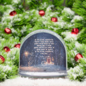 Vintage Poem Dark Academia Photo Snowglobe Schneekugeln (Weihnachten)