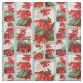 Vintage Poinsettias Stoff (Muster)