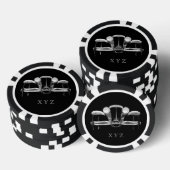 Vintage-Poker-Chips Pokerchips (Stapel)