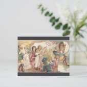 Vintage Poland Postkarte (Stehend Vorderseite)