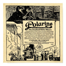 Vintage Polarine Motoröl-Druck