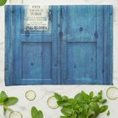 Vintage Polizei ruft allgemeinen Anruf-Kasten an Handtuch (Gefaltet)