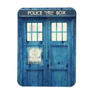 Vintage Polizei ruft allgemeinen Anruf-Kasten an Magnet