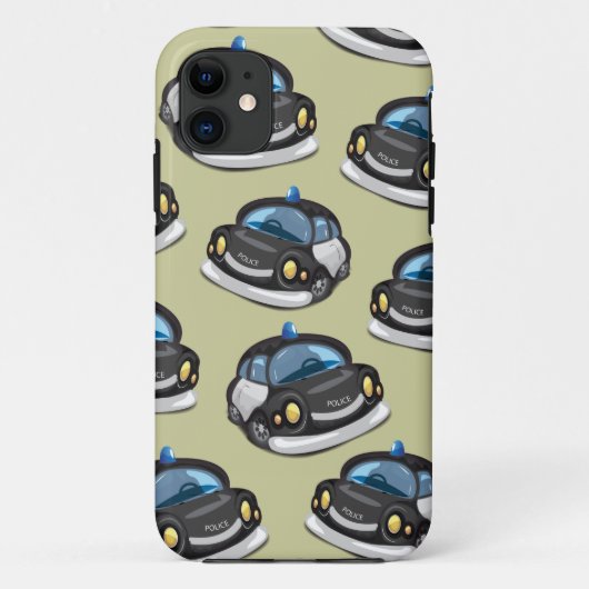Vintage Polizeiauto Case-Mate iPhone Hülle (Rückseite)
