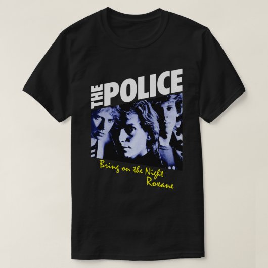 Vintage Polizeiband Liebe Ferever T-Shirt (Design vorne)
