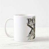 Vintage Polizeibeamter Kaffeetasse (Links)