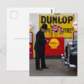 Vintage Polizeiszene Postkarte (Vorne/Hinten)