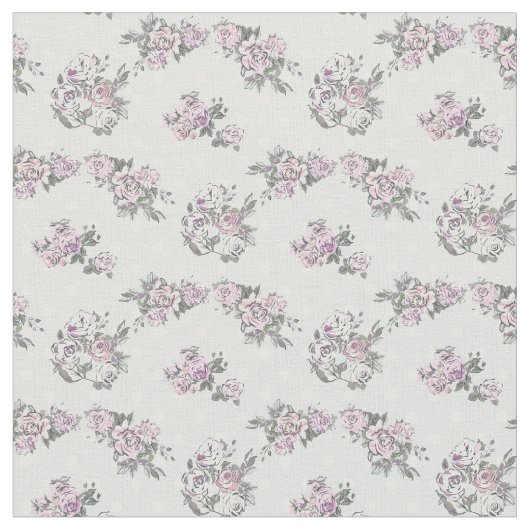 Vintage Polkamit blumenpunkte des Boho Stoff (Nahaufnahme)