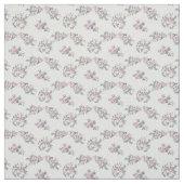 Vintage Polkamit blumenpunkte des Boho Stoff (Muster)